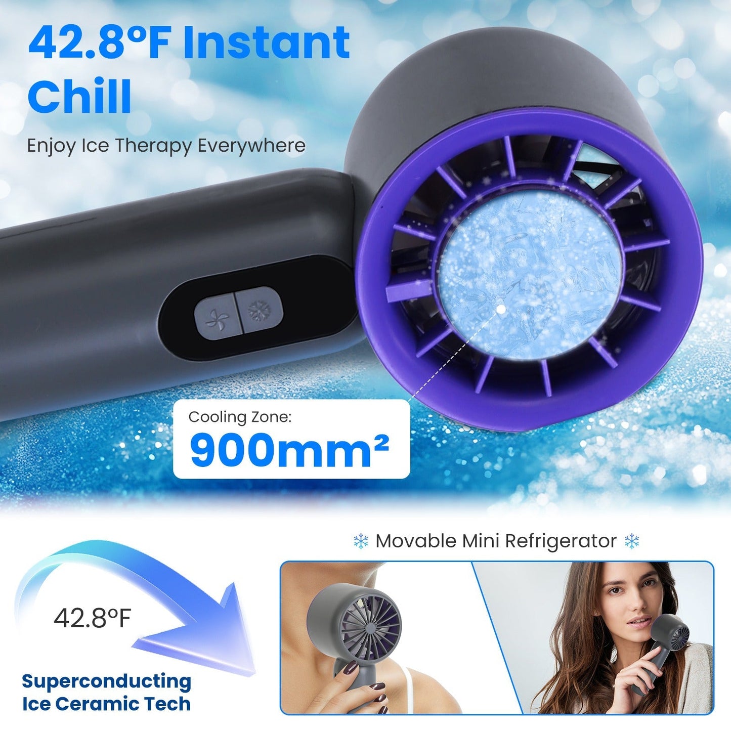 100 Speed Handheld Cooling Fan