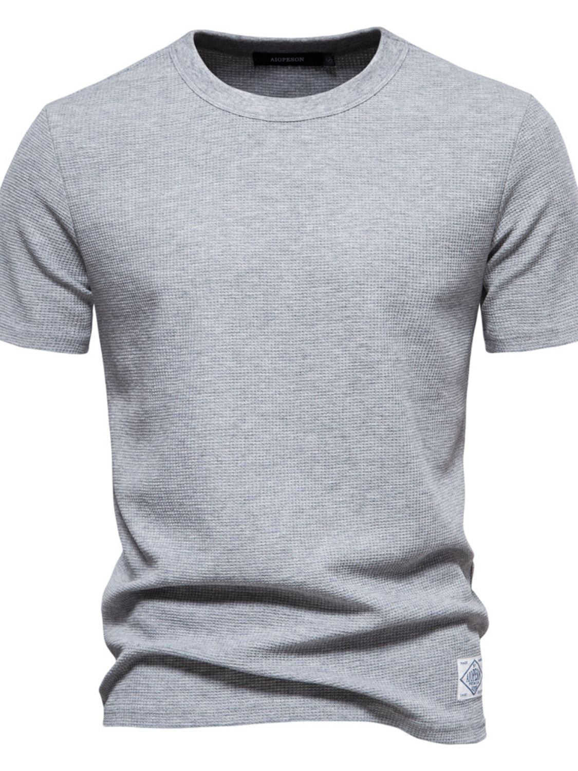 Men's Waffle-Knit Short Sleeve T-Shirt