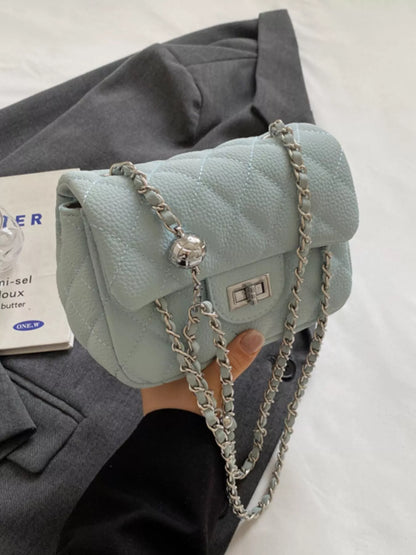 Quilted Chain Crossbody Bag