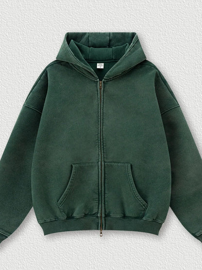 Men's Zip Up Long Sleeve Hoodie