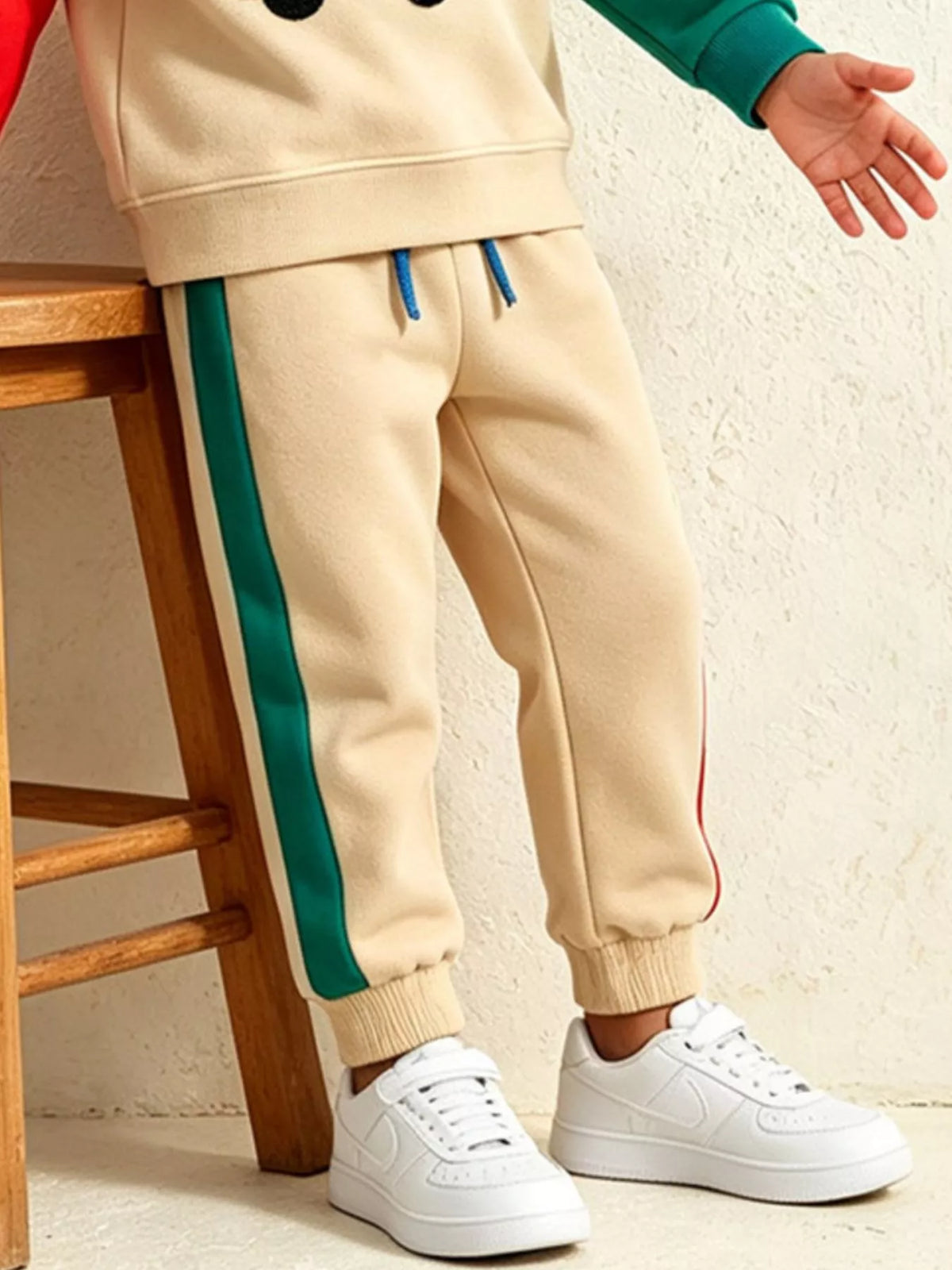 Kid's Car Applique Sweatshirt & Jogger Set