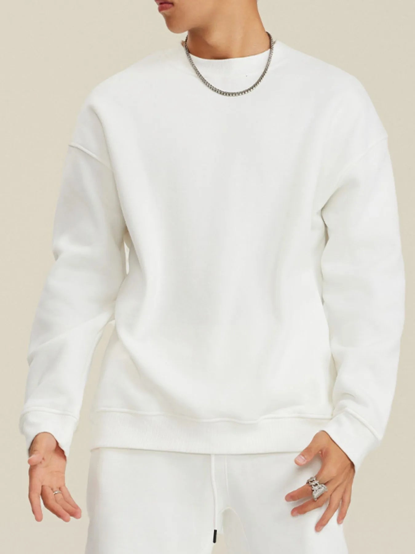 Men's Crew Neck Long Sleeve Sweatshirt