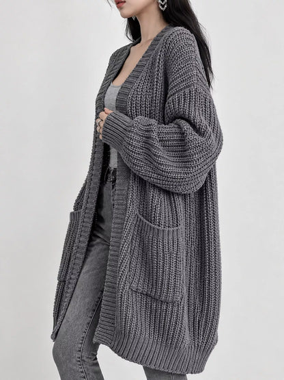 Chunky knit cardigan, view 6