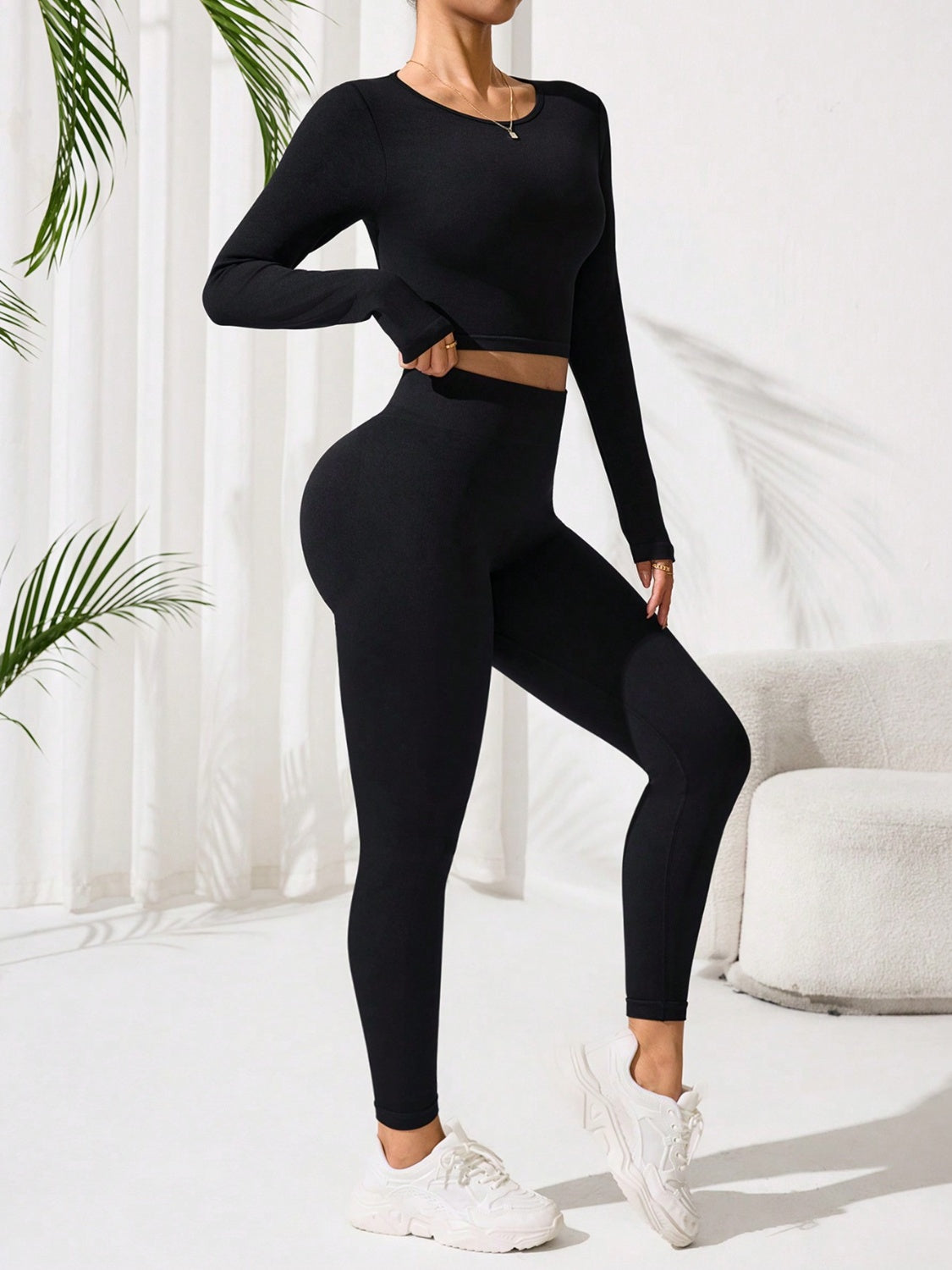 Lace-Up Leggings Active Set