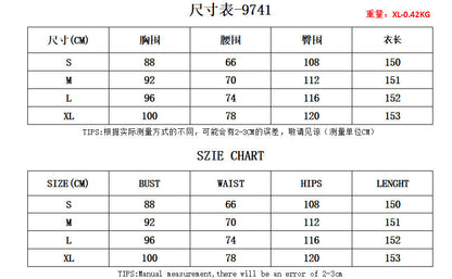 Chiffon low cut waist dress