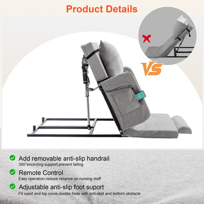 4-68° Lift Range Electric Adjustable Bed Backrest