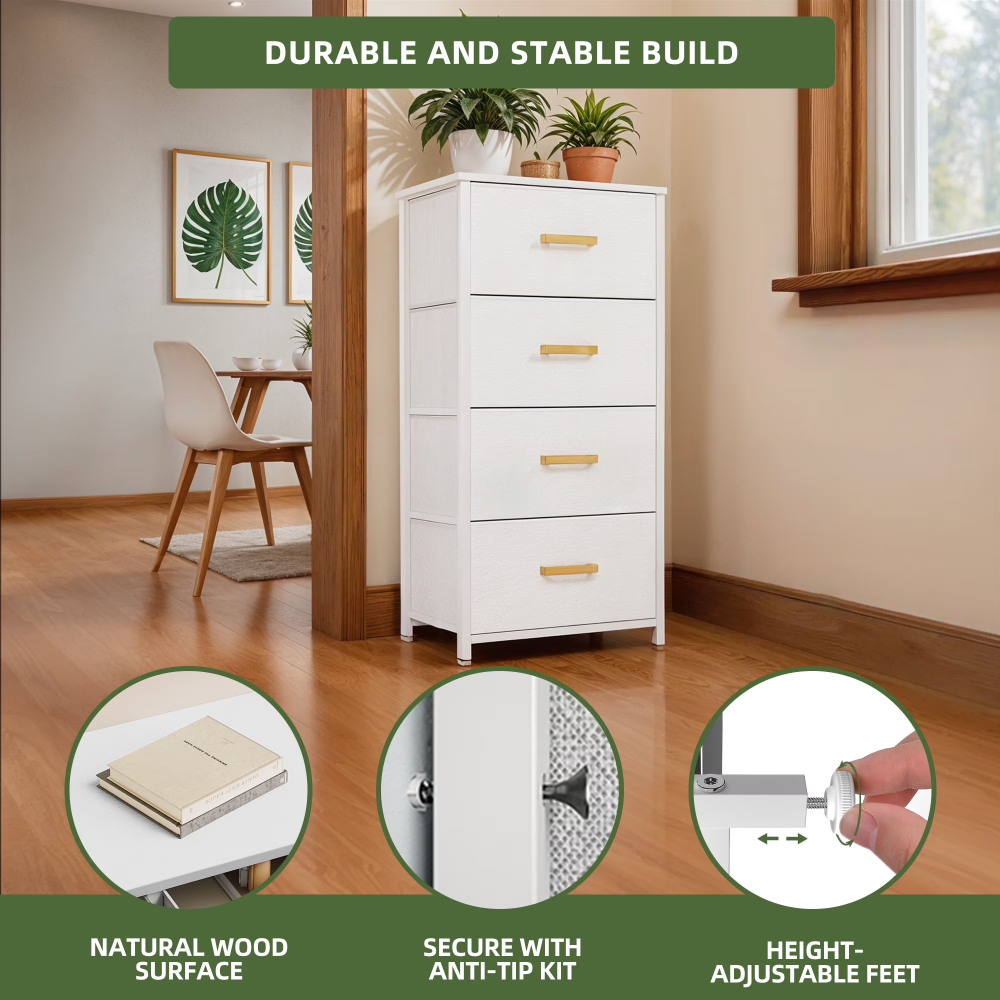 4 Drawers Dresser Organizer