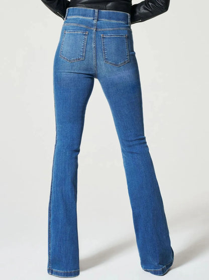 Full Size High-Waisted Flare Jeans
