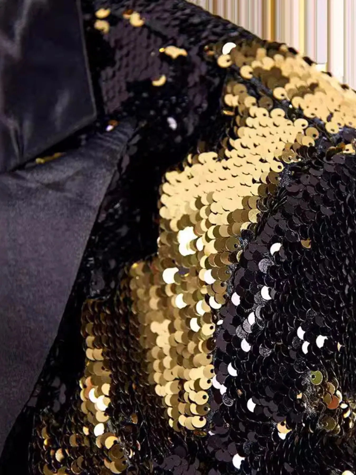 Men's Sequin Tuxedo Blazer