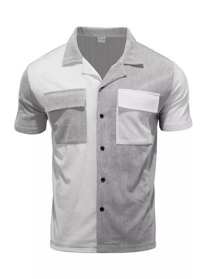 Two-tone corduroy shirt, view 15