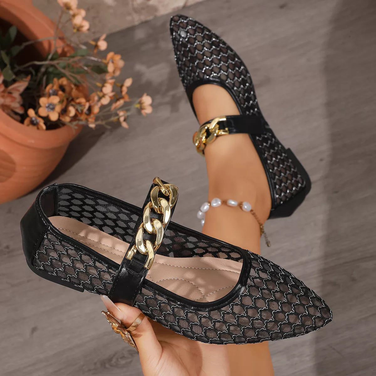Point Toe Slip-Ons