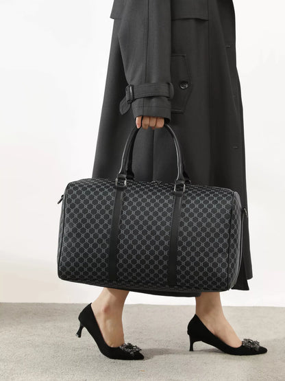 Geometric Pattern Travel Duffel Bag