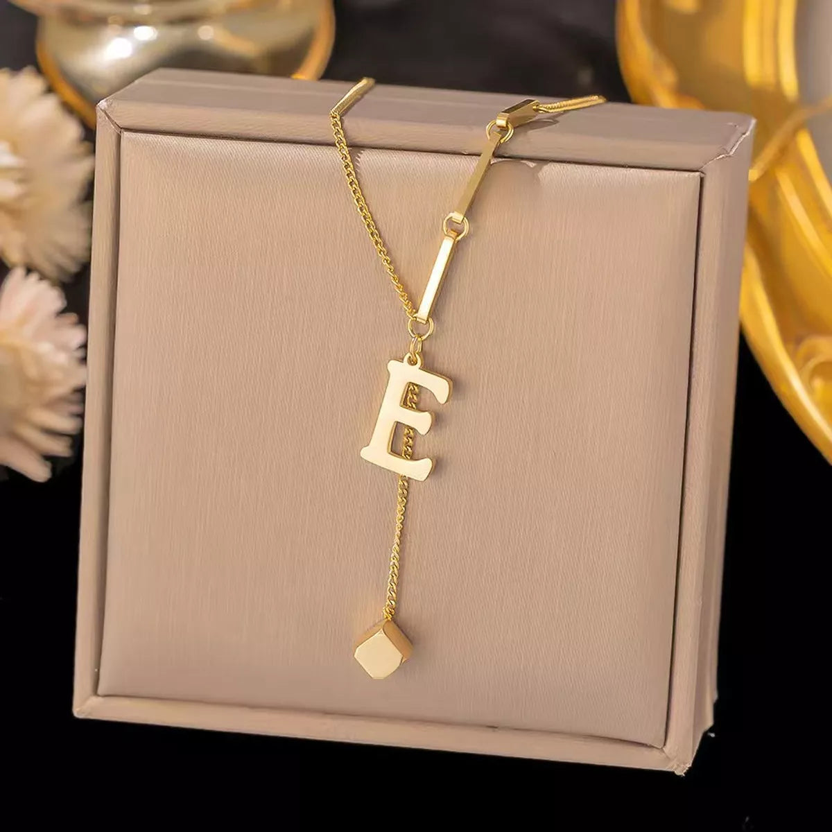 Initial letter pendant necklace, view 7