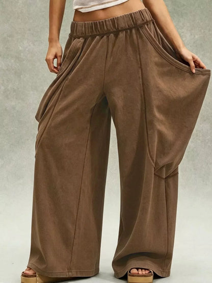 Oversized Wide-Leg Cargo Pants