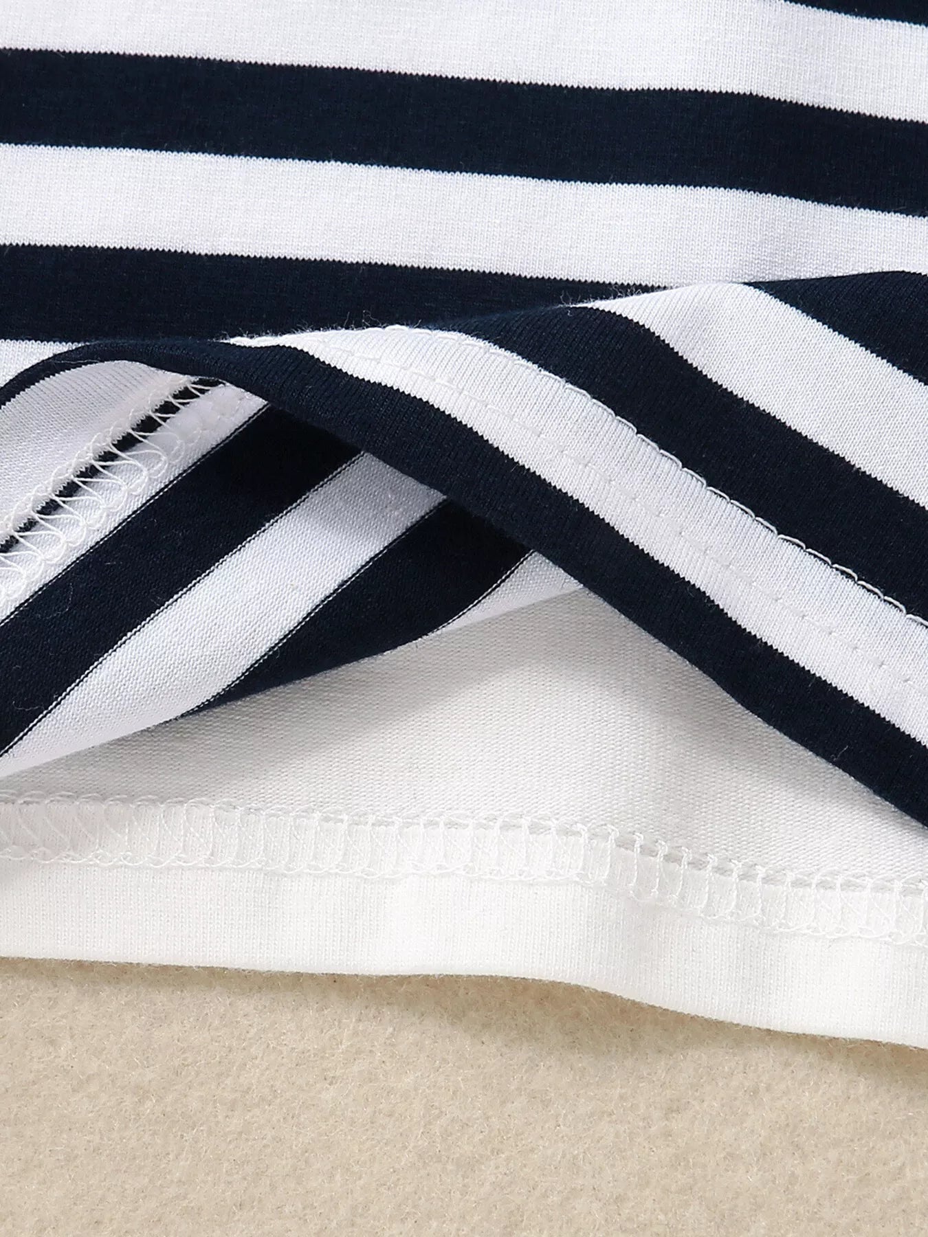 Children's Striped T-shirt and Shorts Set