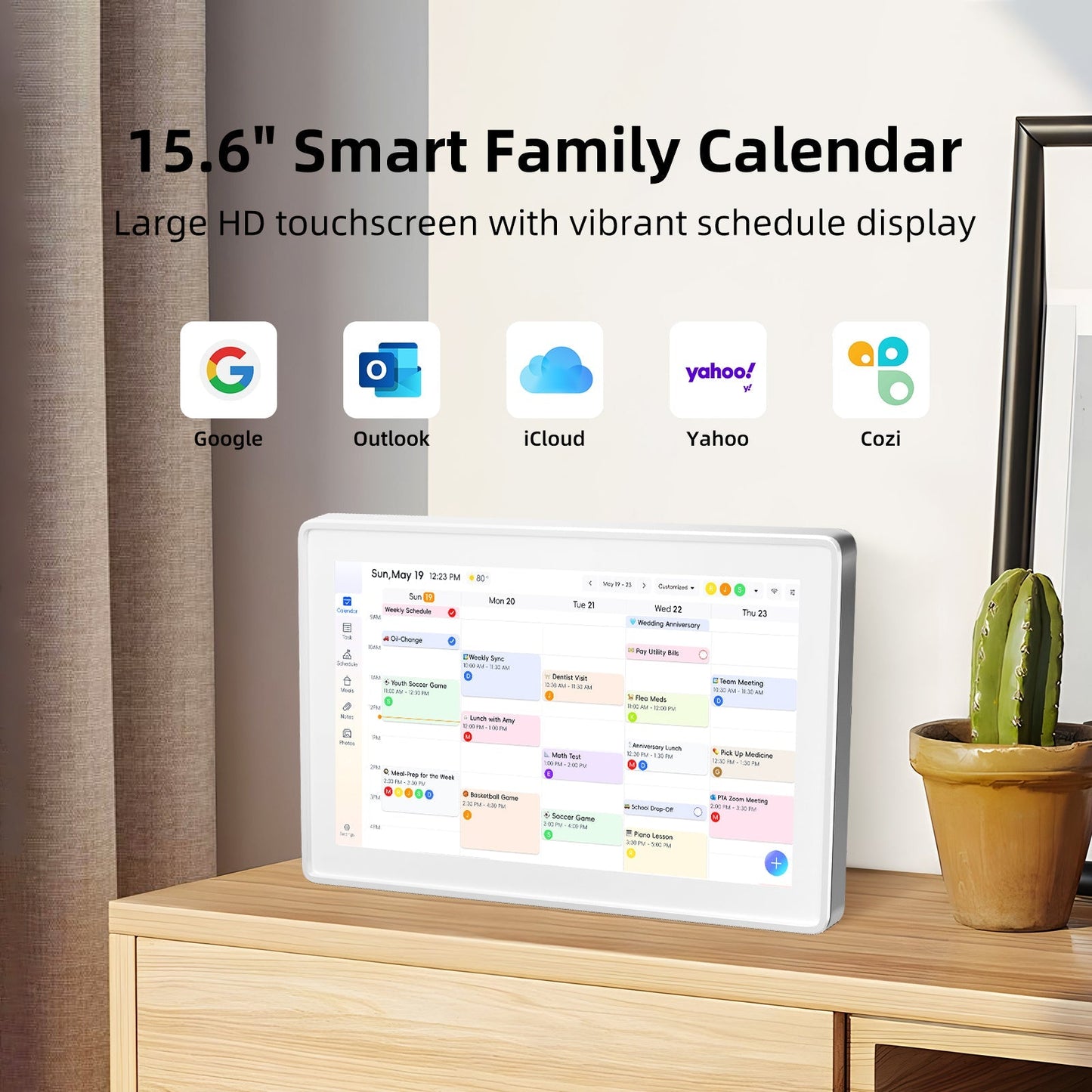 Digital Calendar Digital Wall Planner & Chore Chart