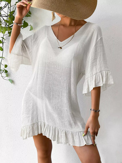 Butterfly Back Cover-Up Dress