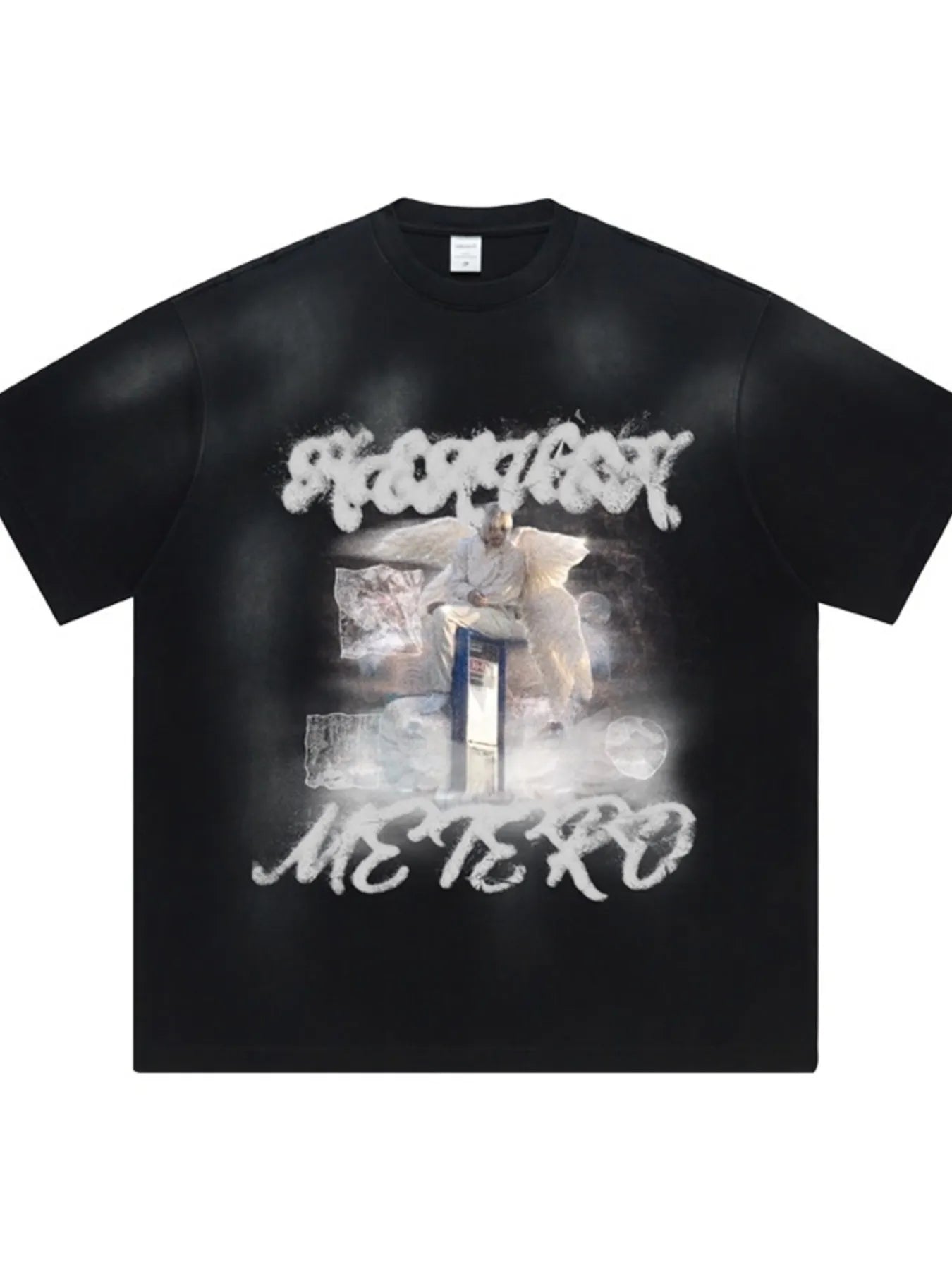 Graphic Round Neck Short Sleeve Men's T-Shirt