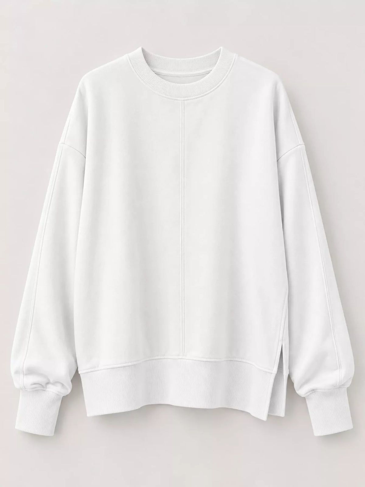 Oversized crew neck sweatshirt, view 29
