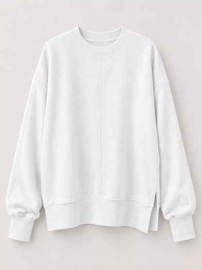 Oversized crew neck sweatshirt, view 29
