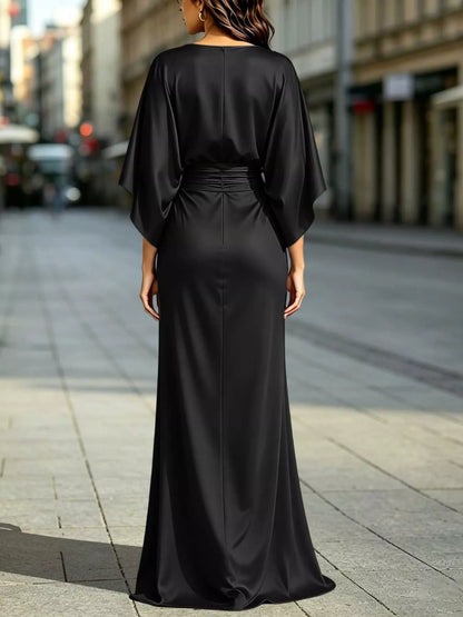 Ruched waist maxi dress, view 24