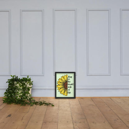 Sunflower Framed Poster - MONLANE