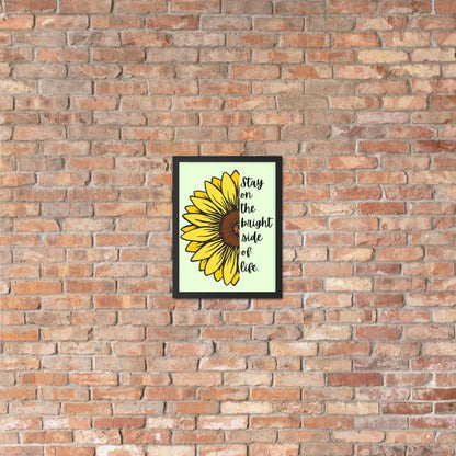 Sunflower Framed Poster - MONLANE