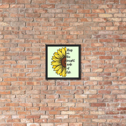 Sunflower Framed Poster - MONLANE