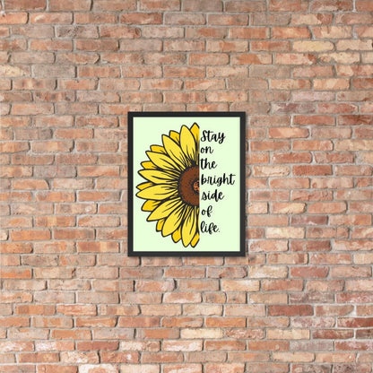Sunflower Framed Poster - MONLANE