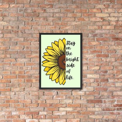 Sunflower Framed Poster - MONLANE