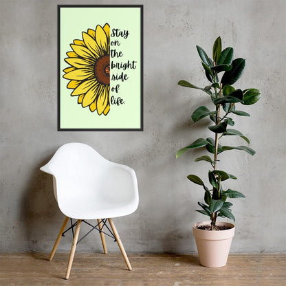Sunflower Framed Poster - MONLANE