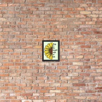 Sunflower Framed Poster - MONLANE