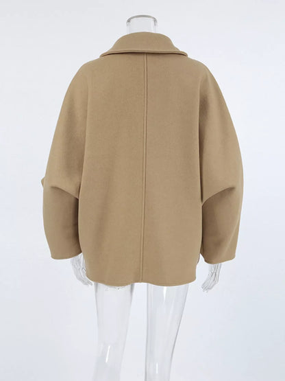 Button Up Long Sleeve Coat