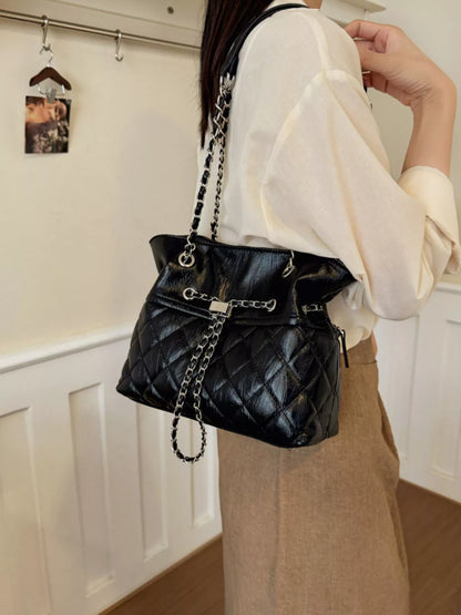 Quilted Chain Shoulder Bag