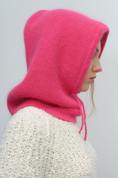 Drawstring Thermal Knit Hat