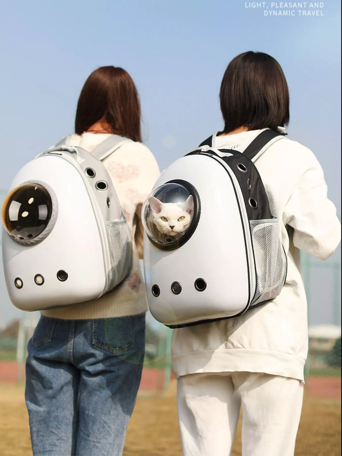Space Capsule Transparent Pet Carrier Backpack