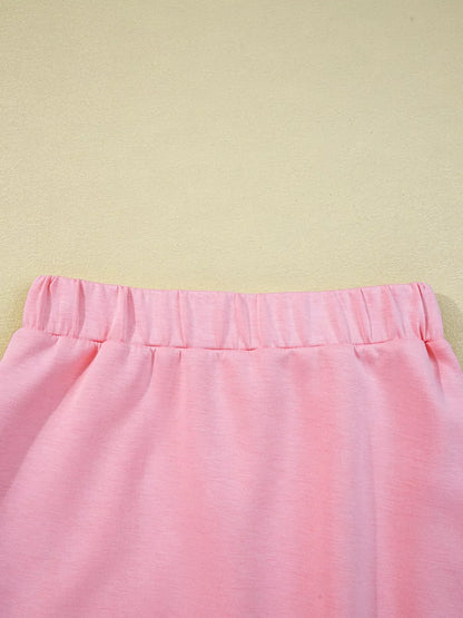 Mini Skirt 2pcs Outfit
