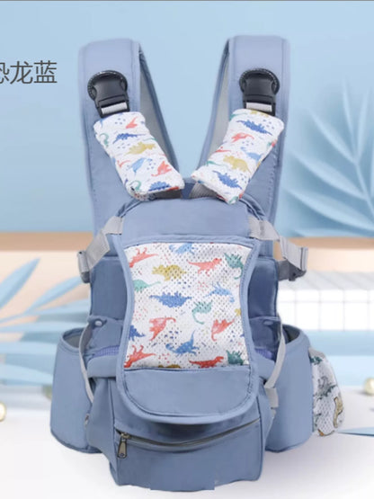 Dinosaur Pattern Ergonomic Baby Wrap