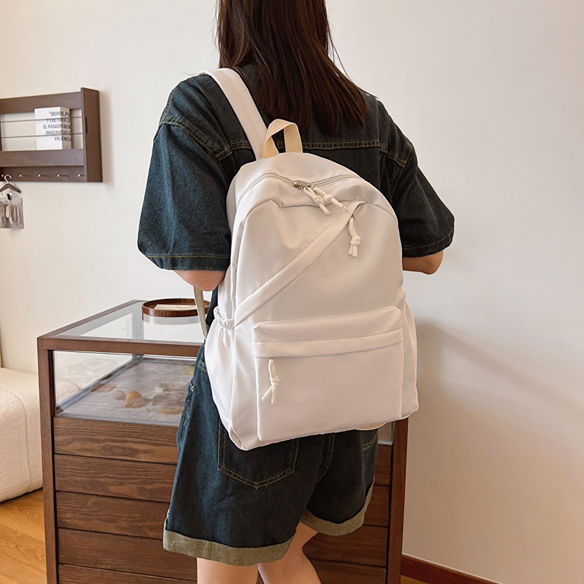 Cloth Backpack Bag and Sling Bag
