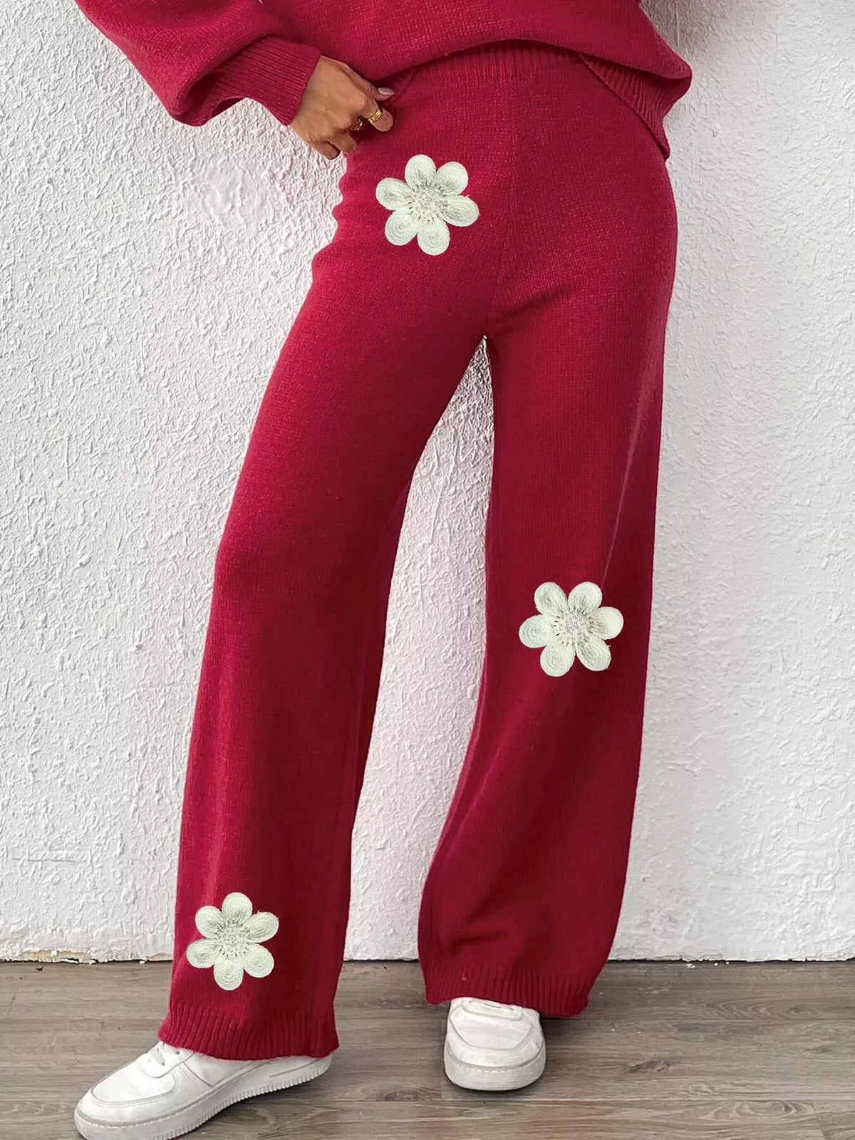 Plus size sweater pants, view 9