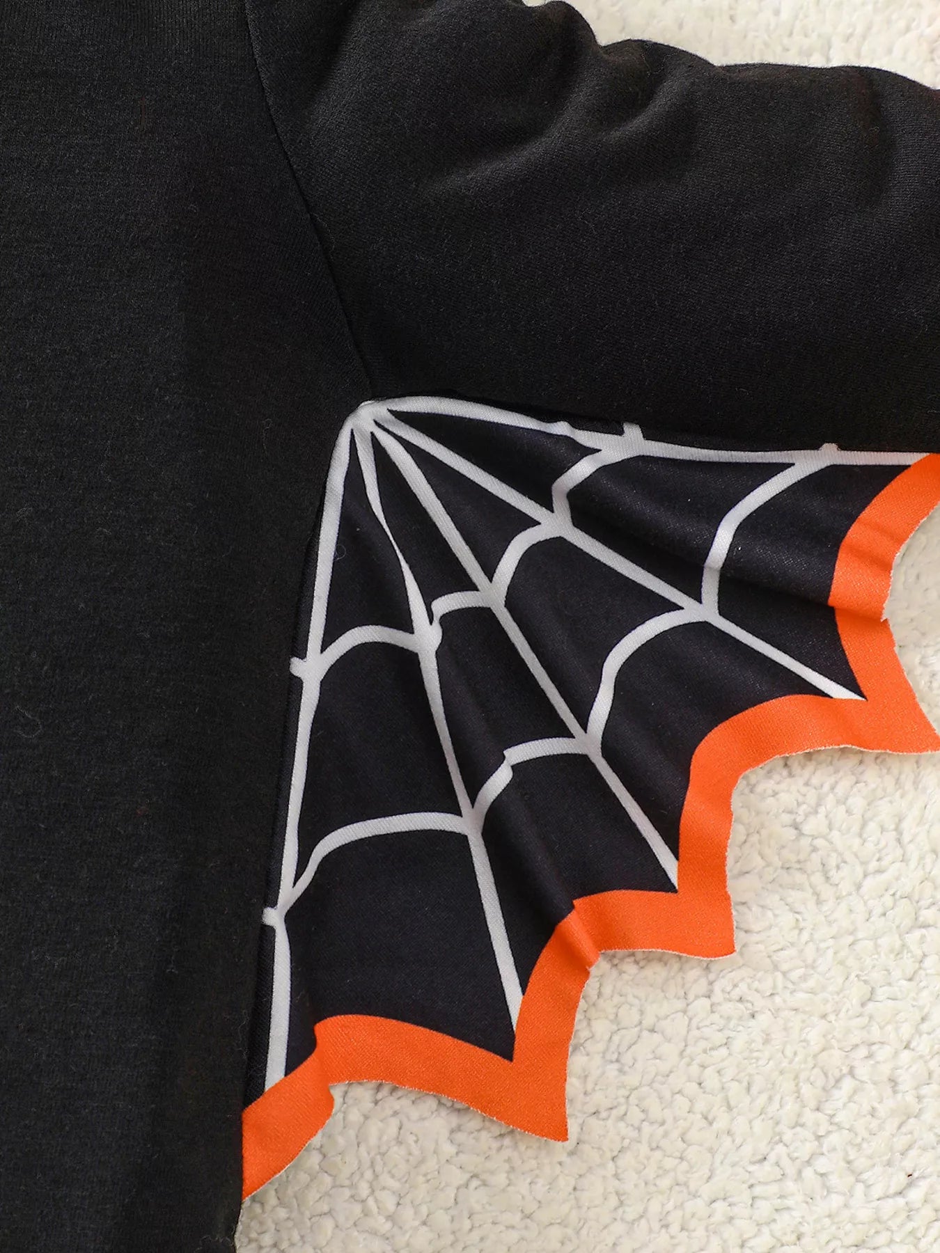 Children's Halloween 'Fab-Boo-Lous' Bat Wing Top and Tulle Skirt Set