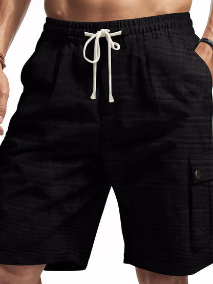 Men's Full Size Drawstring Shorts with Pockets