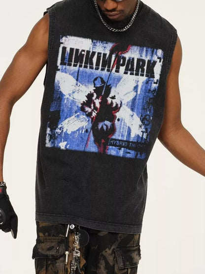 Men's Graphic Sleeveless Tank Top