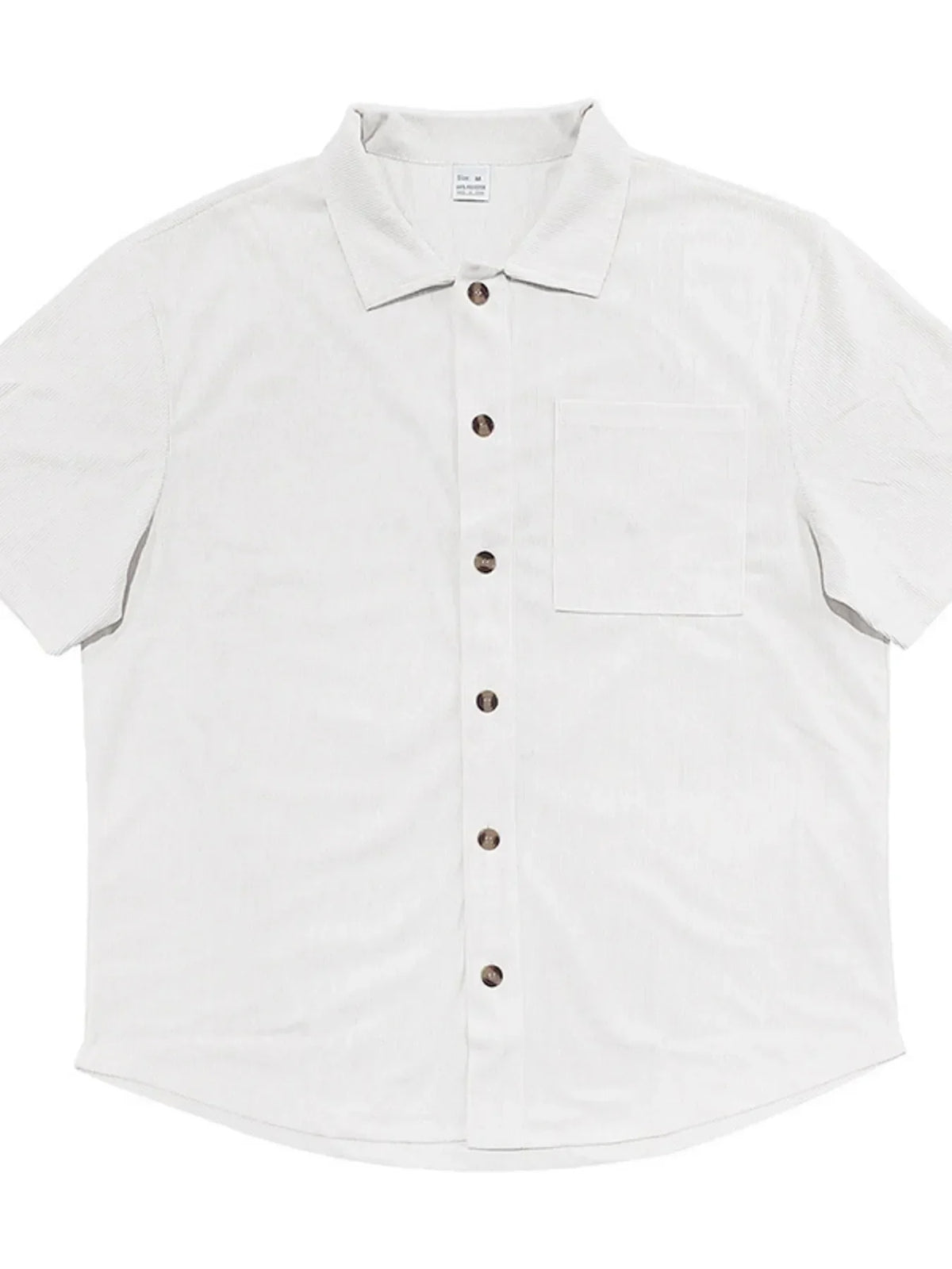 Men's Button Up Top and Shorts Set