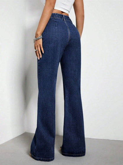 High Waist Bootcut Jeans