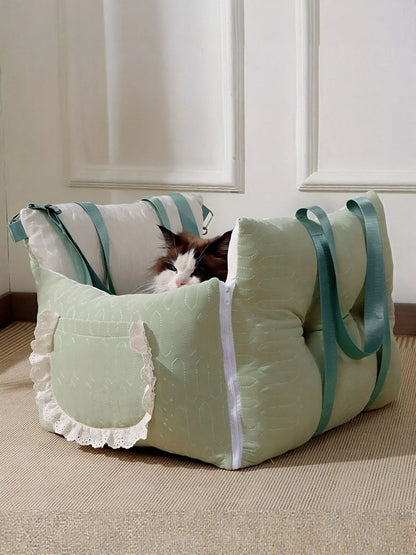 Comfortable & Secure Pet Car Seat Carrier