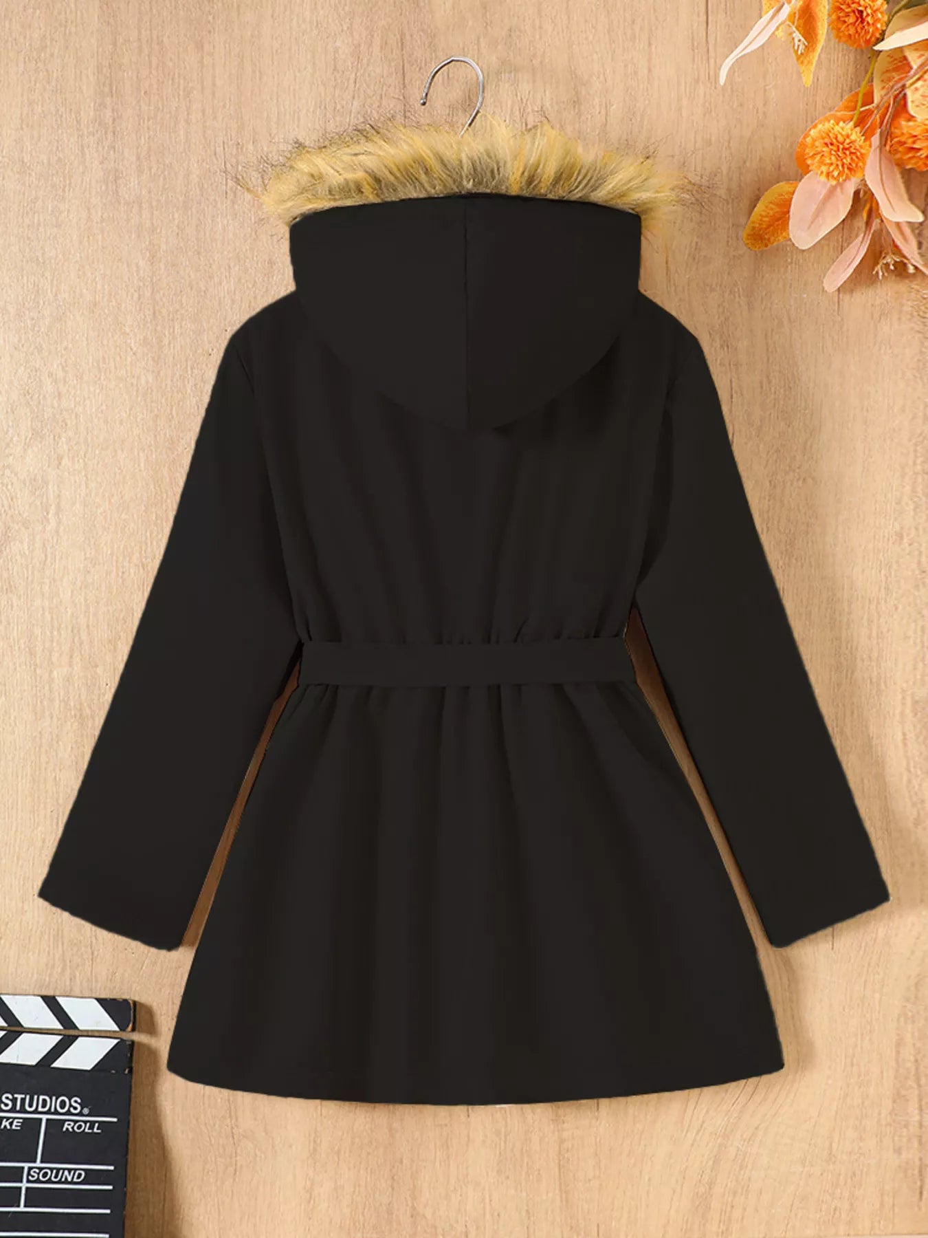 Children's Faux Fur Hooded Outerwear