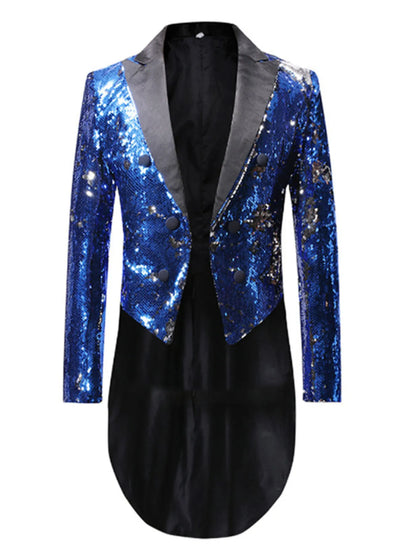 Men's Sequin Tuxedo Blazer