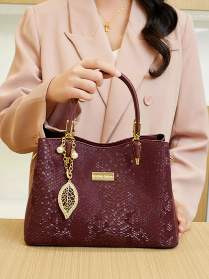 Snakeskin Texture Handbag