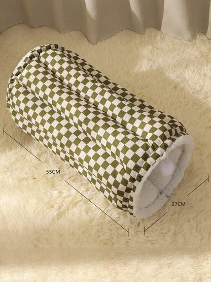 Cozy Plush Pet Tunnel Nest